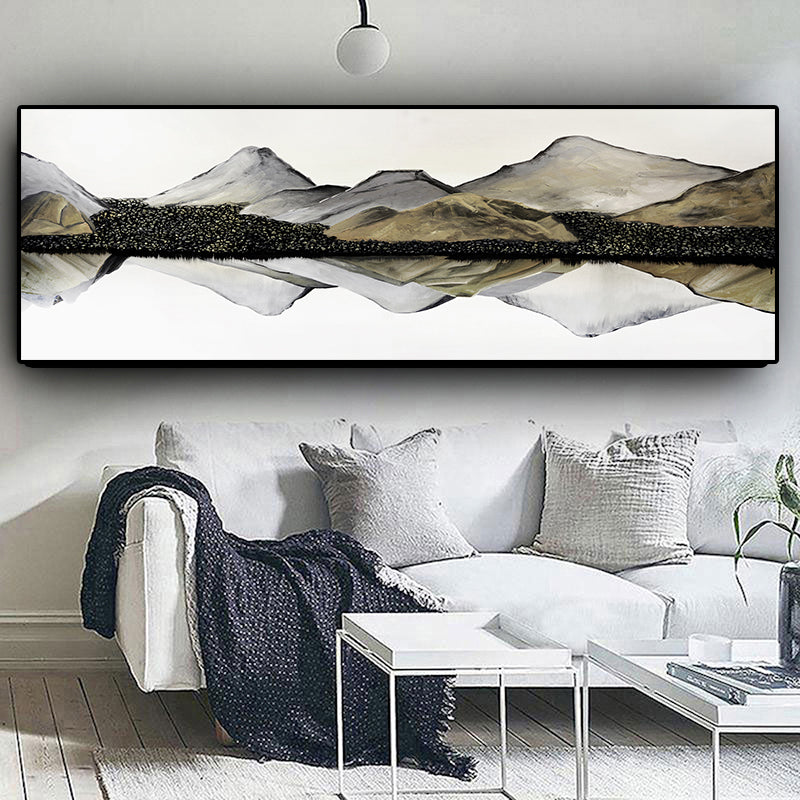 Natural Black and White Mountain