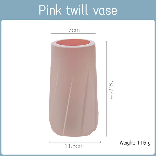 Modernist Ribbed Vase