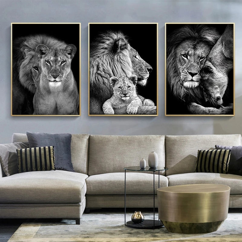 Lion Family – Elegant Interiors & Design Co.