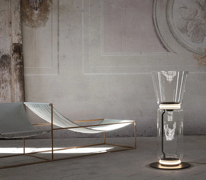 ArtisanAura Glass Vertical Floor Lamp