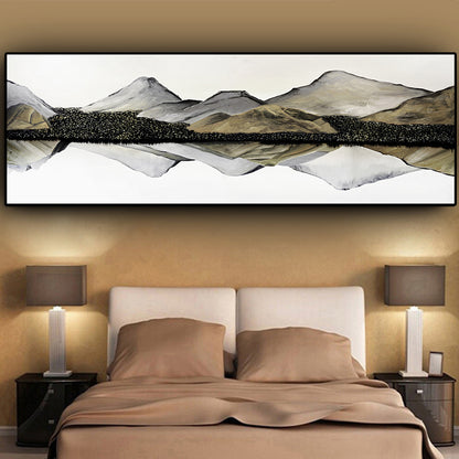 Natural Black and White Mountain