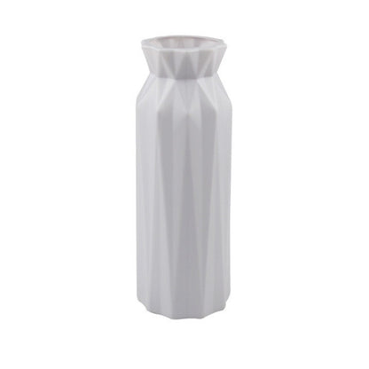Tall Origami Plastic Vase