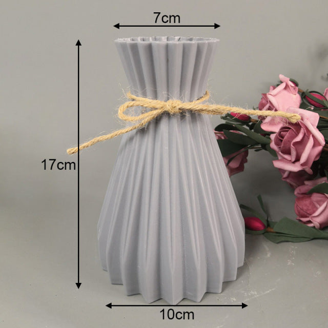 Origami Plastic Vase